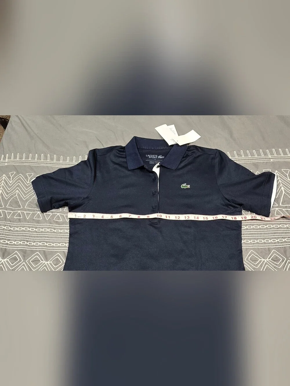 Lacoste Sports Women's Golf Polo Size 40(US LARGE) - Picture 7 of 9